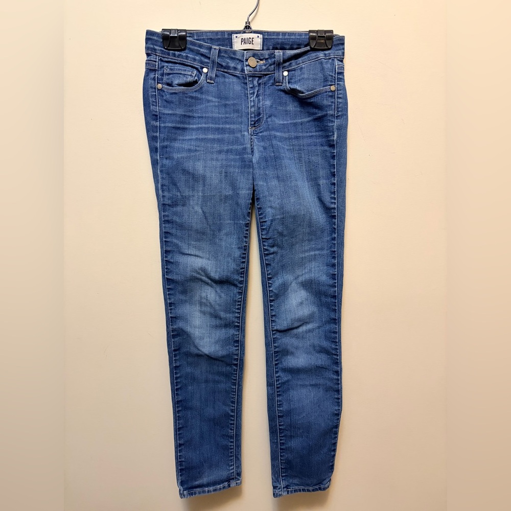 ANTHROPOLOGIE PAIGE Skyline Ankle Peg Skinny Jeans - Picture 3 of 8